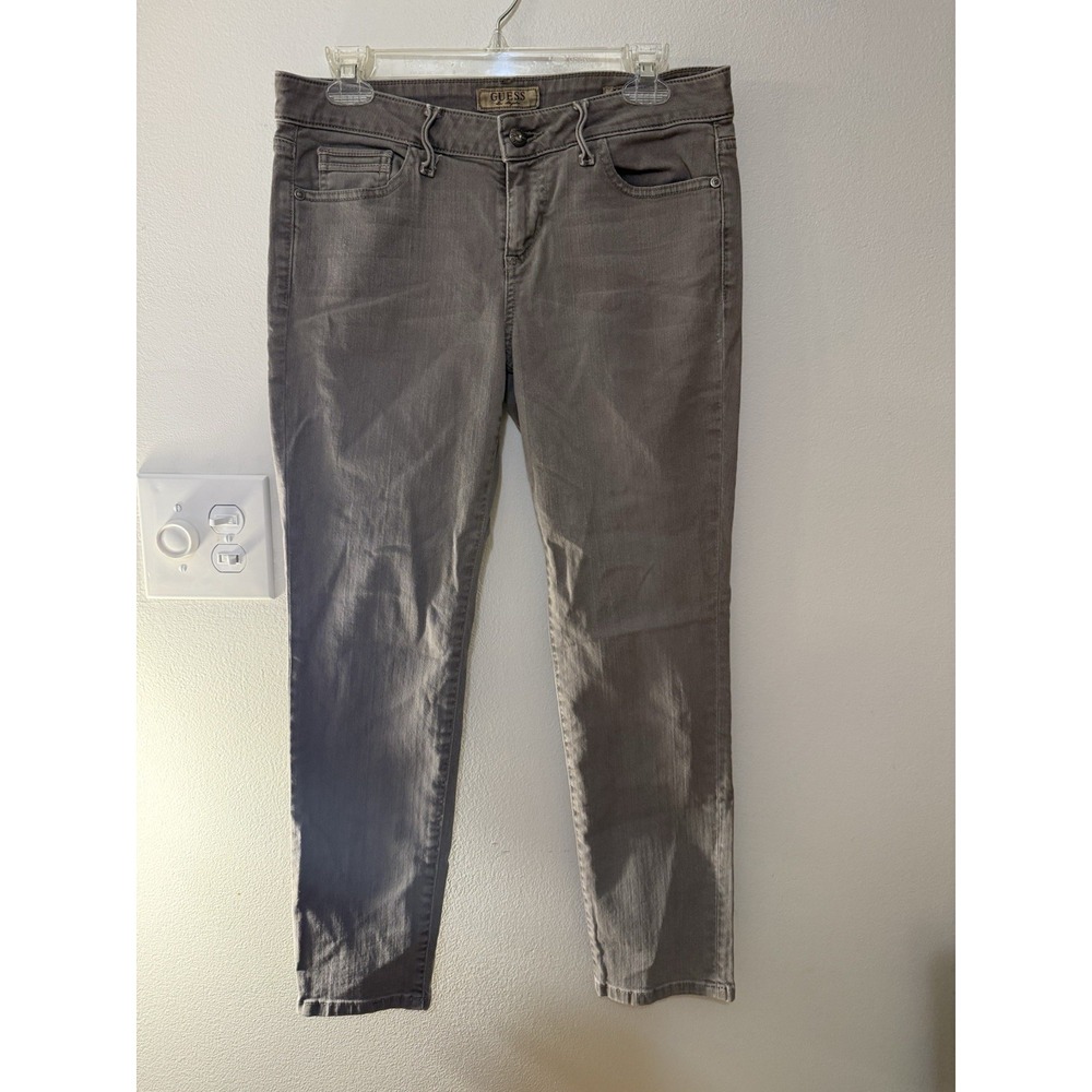 Guess Jeans Cropped Cigarette Taupe Skinny Jeans Women's‎ Size 29